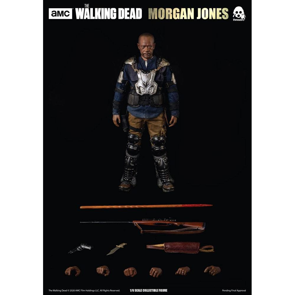 The Walking Dead Morgan Jones 1/6 Action Figure by Threezero - Medaid International
