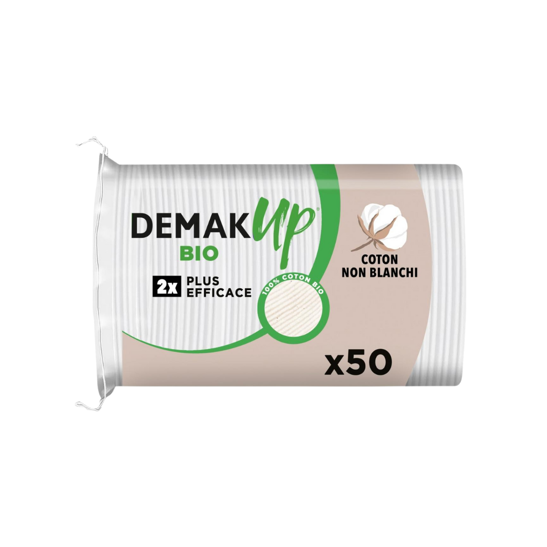 Demak-up Bio Oval Unbleached 50pcs