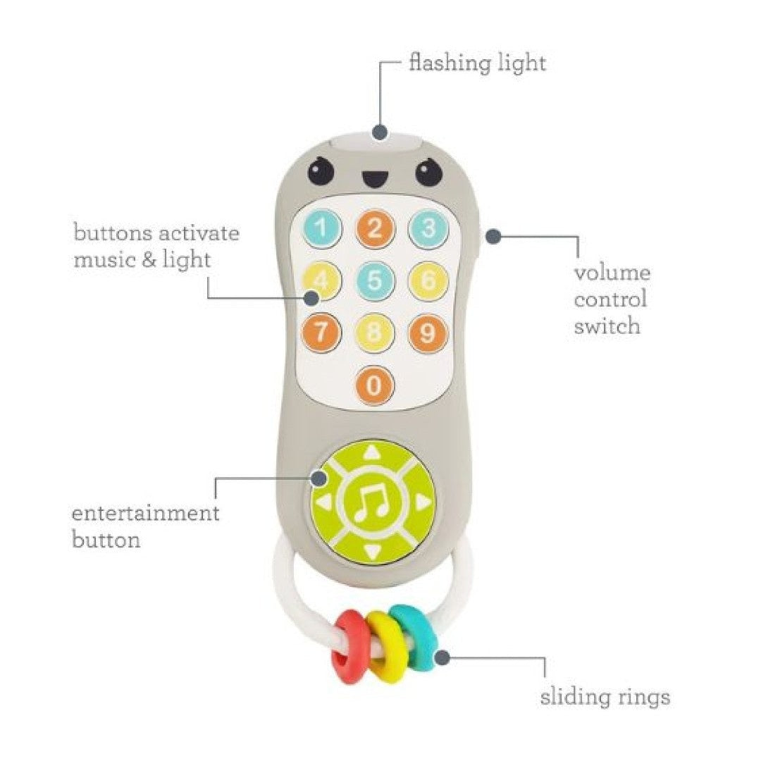 Infantino Music & Light Pretend Remote Control