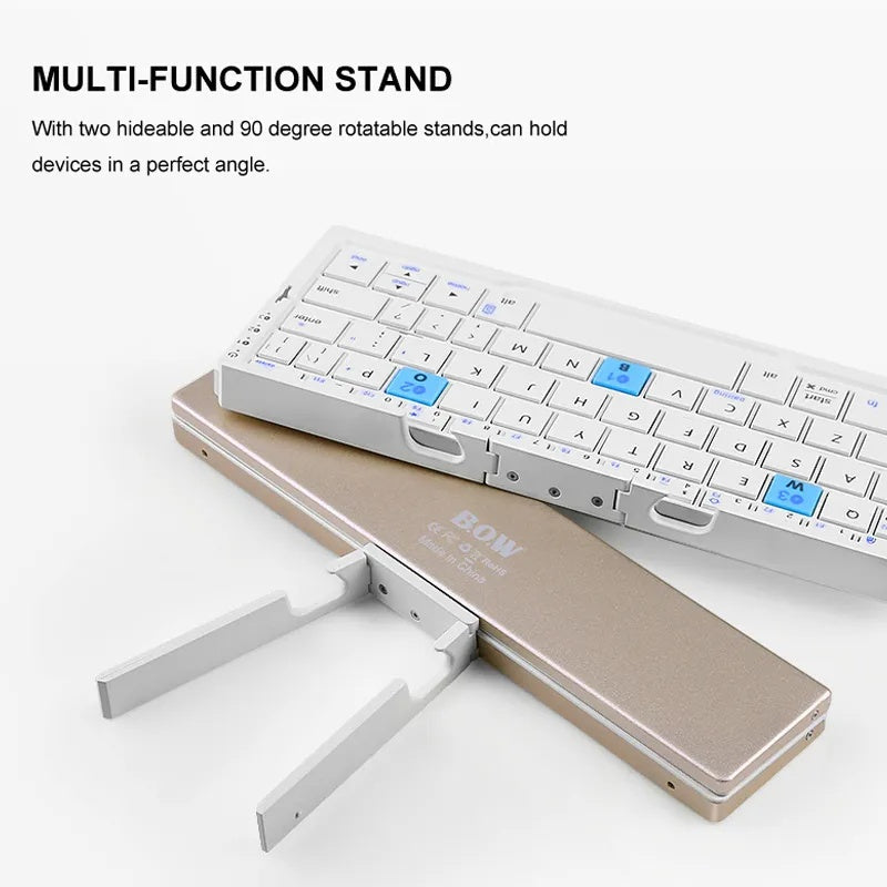 Original BOW Foldable Bluetooth Keyboard Rechargeable