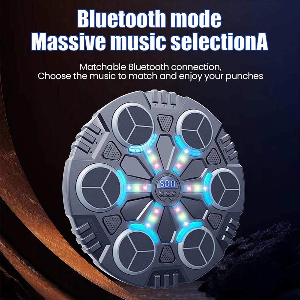 ( Net ) Round Music Boxing Machine LED Electronic With Boxing Gloves Lebanon