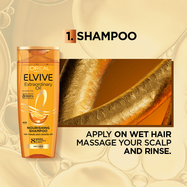 L’Oréal Paris Elvive Extraordinary Oil Nourishing Shampoo For Normal Hair With Tendency To Dry