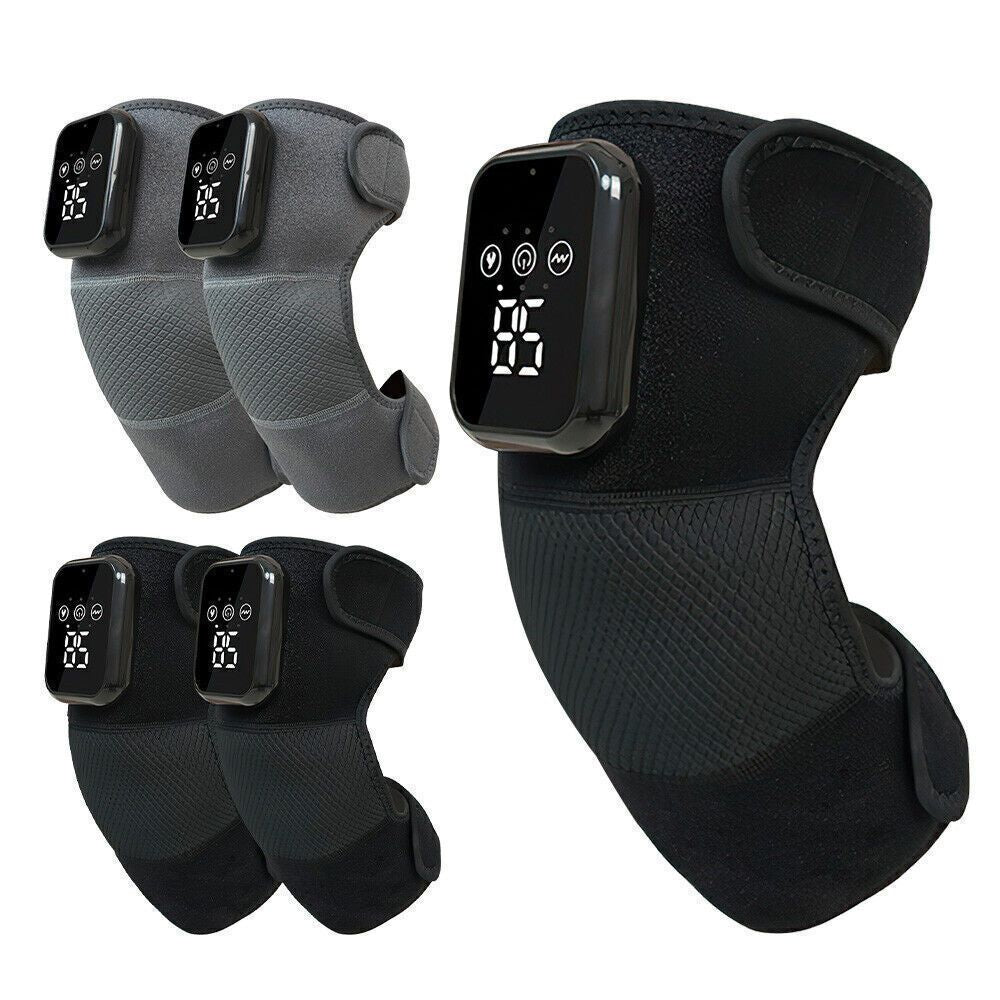 (Net) 1 Piece Electric Knee Massager Heated Massage Pad