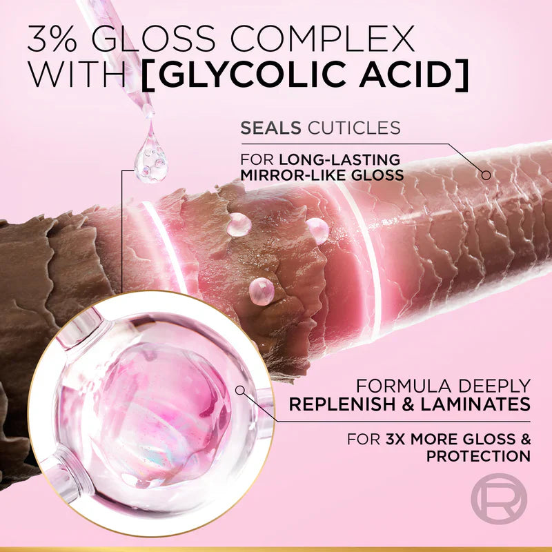 L'Oreal Paris Elvive Glycolic Gloss Extra Gloss Shampoo for Dull Porous Hair Powered by 3% Glycolic Acid