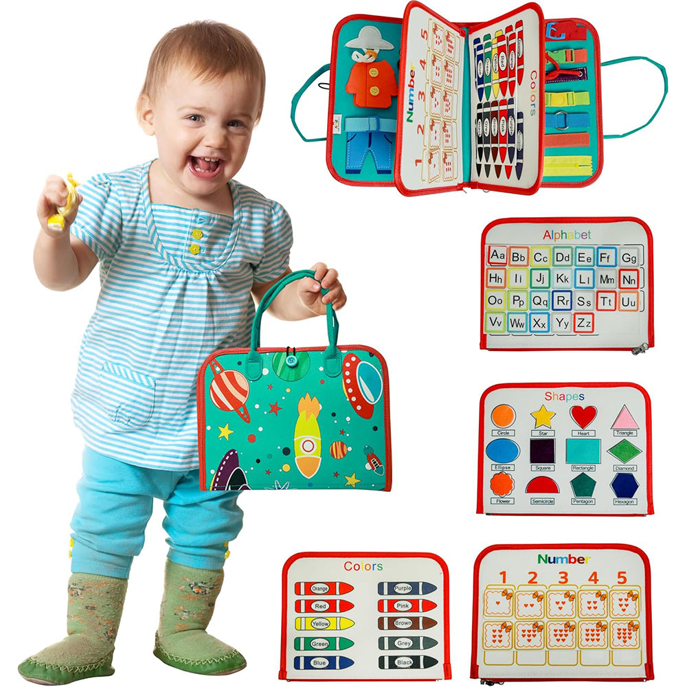 (Net) Sensory Activity Book Space Design Busy Board Lebanon