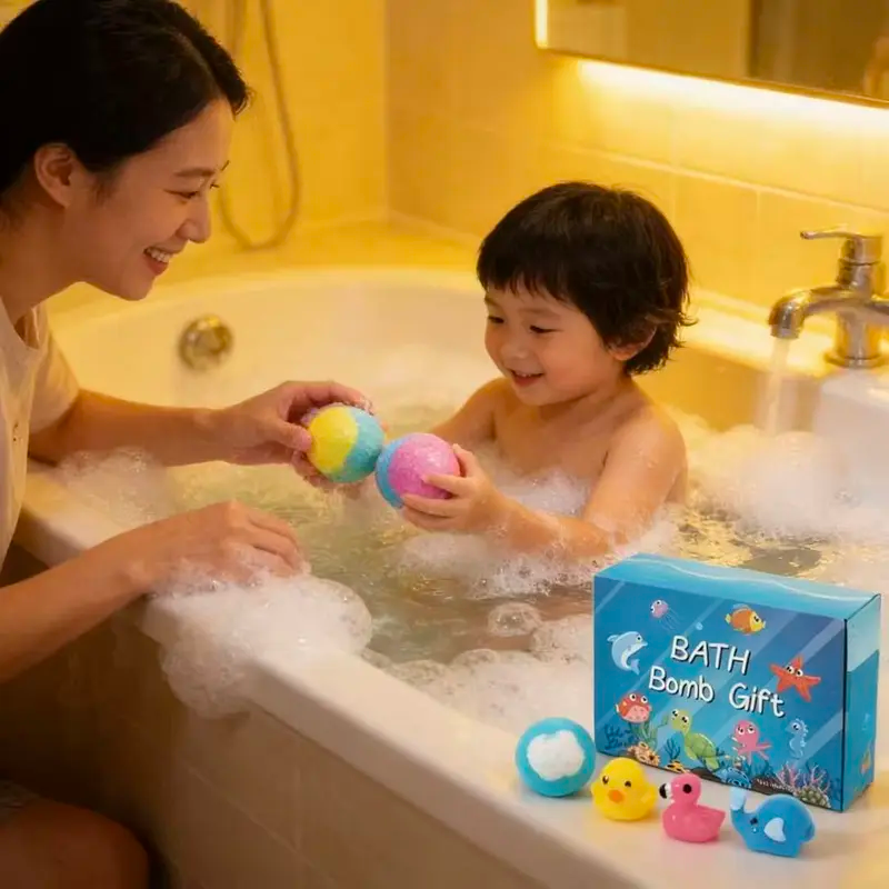 Children's Bath Bombs Balls with Surprise Toys