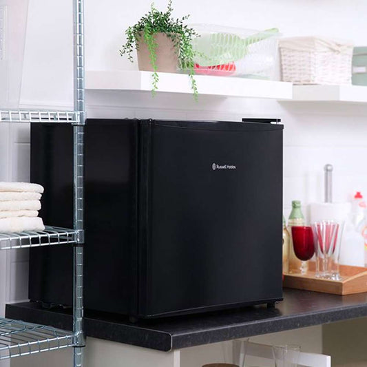 Black Table Top Fridge By Russell Hobbs