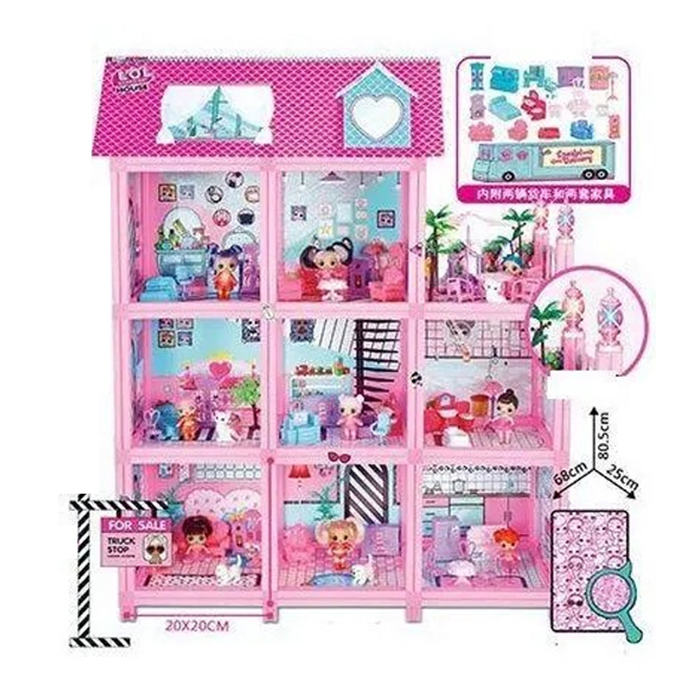 ( Net ) Lol Surprise Ultimate House With 85+ Accessories Lebanon