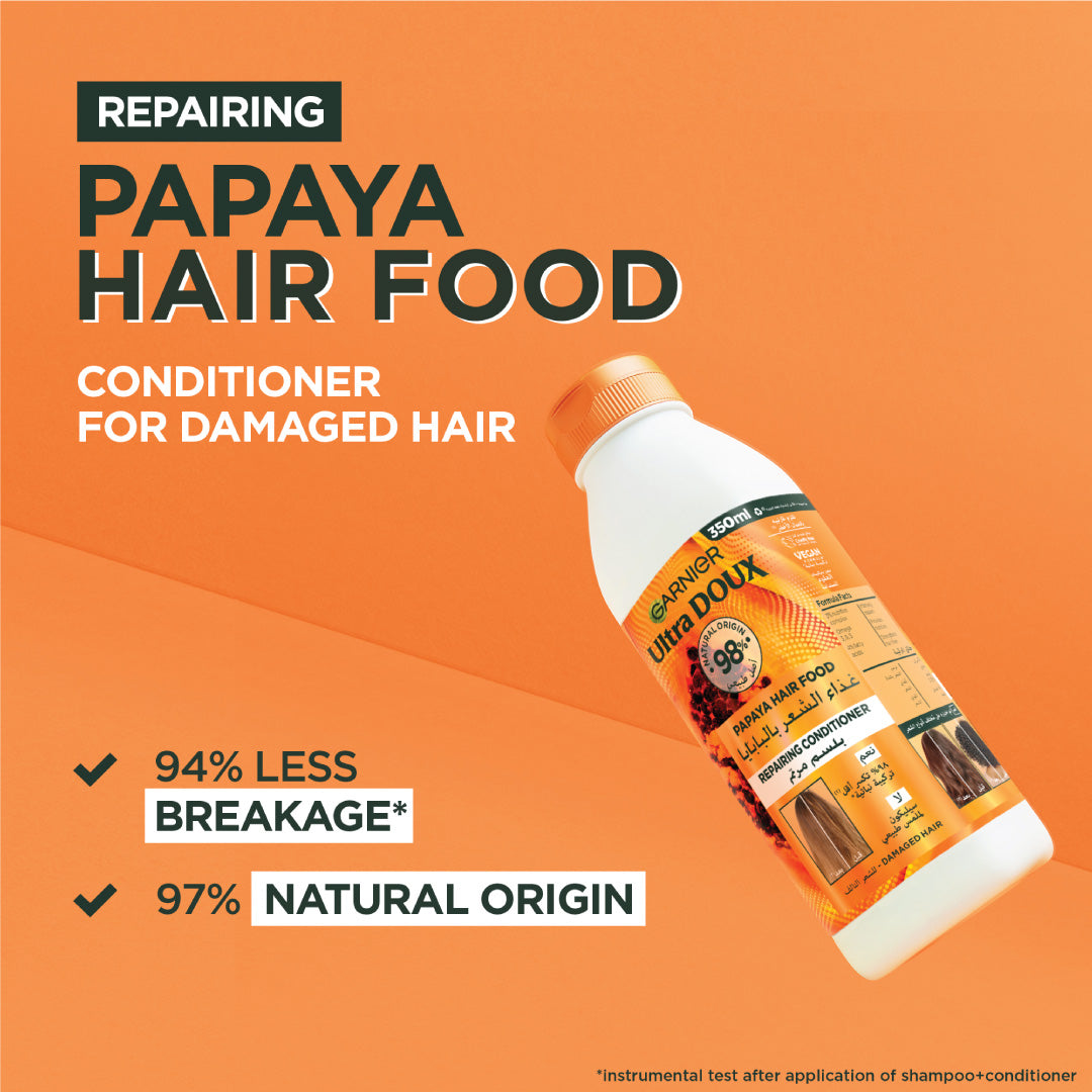 Garnier Ultra Doux Vegan Hair Food Papaya & Amla Conditioner