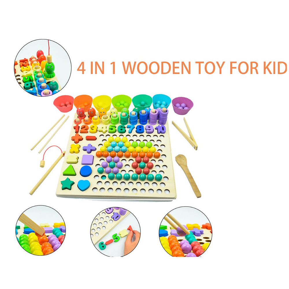 Logarithmic Plate Board With Beads Toys Kids Lebanon
