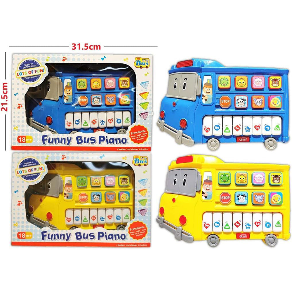 Cartoon Bus Piano With Animal Sounds Lebanon
