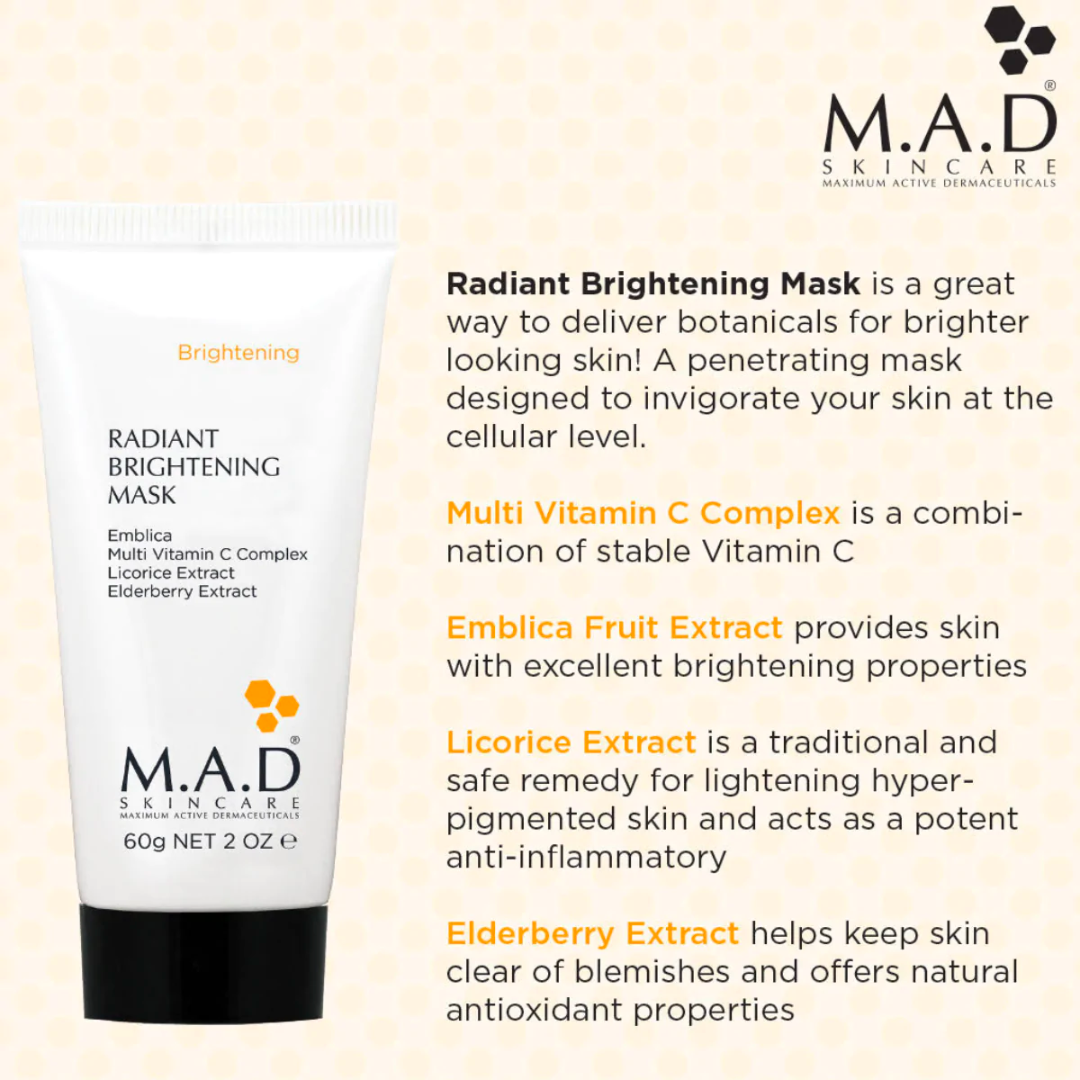 M.A.D Skincare Brightening Mask 60 ml