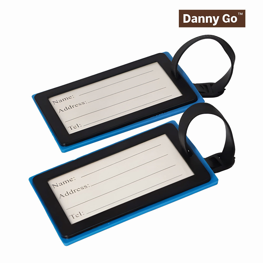 Danny Go Luggage Tag Set – 2 Pieces Blue