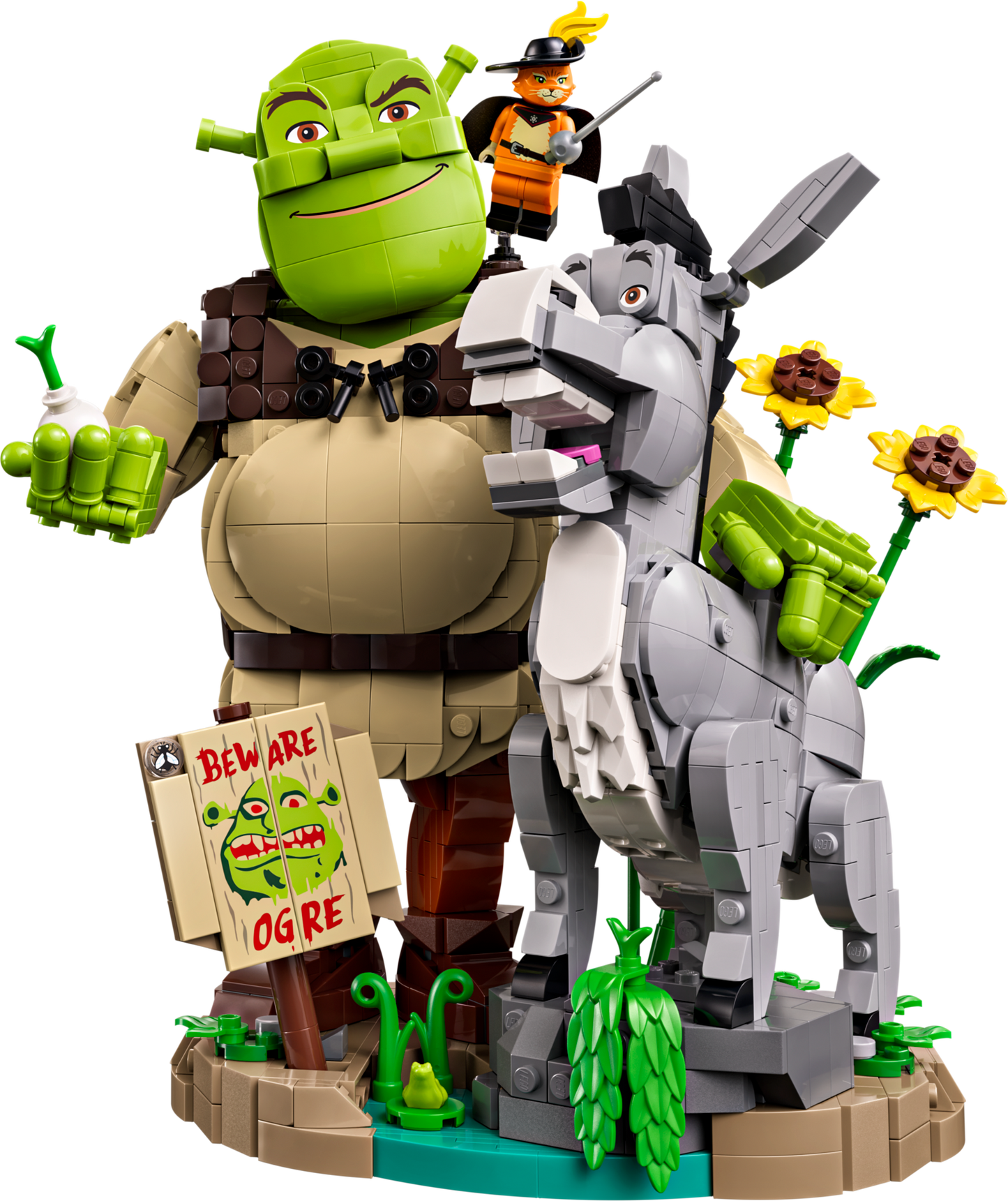 Lego Shrek, Donkey & Puss in Boots (7242)