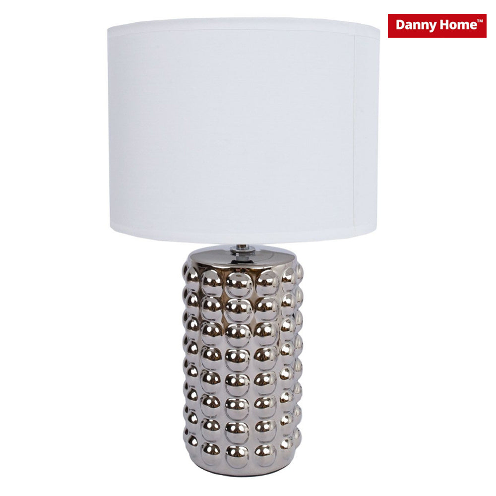 Danny Home Silver Bubble Design Table Lamp 39cm