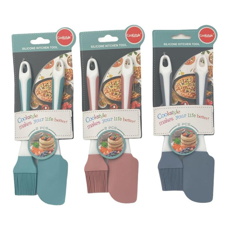Brush and Spatula Silicone Set