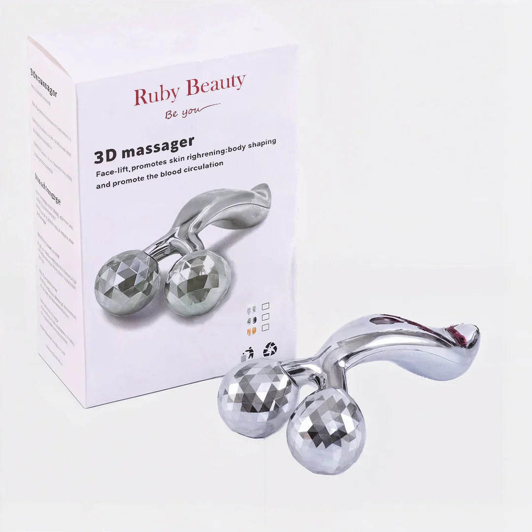 Ruby Beauty 3D Face & Body Massager Plastic