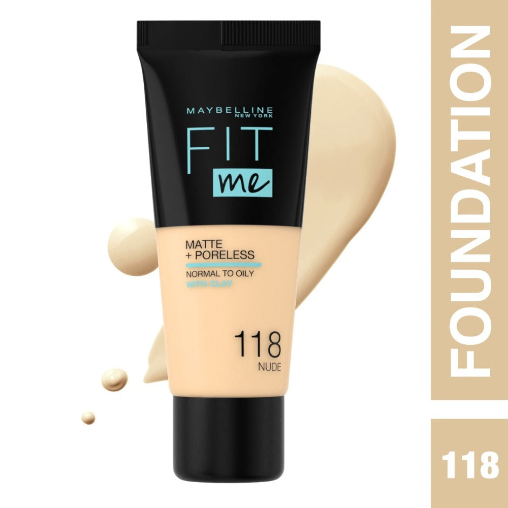 Maybelline Fit Me Matte + Poreless Liquid Foundation - 30 ml - Medaid International