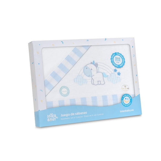Interbaby Bed Sheets Set with Unicorn Design
