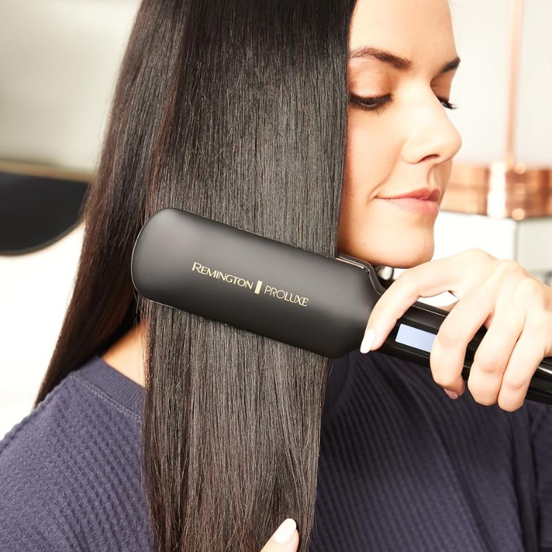 Remington Proluxe Midnight Wide Plate Hair Straightener S9150B