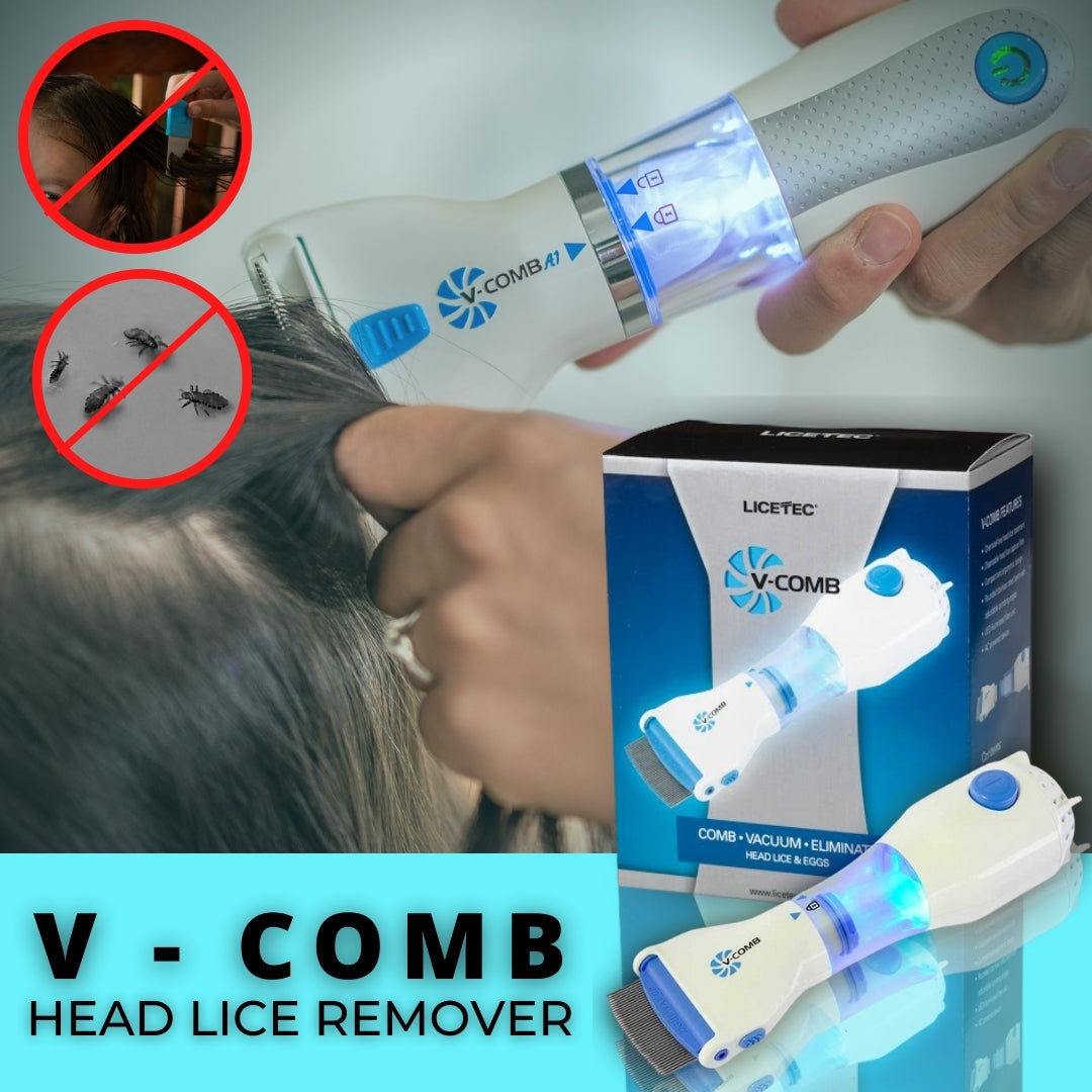V-Comb Lice Head Machine جهاز إزالة القمل من الشعر
