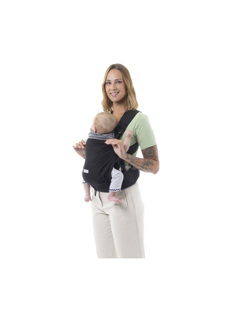 Chicco - Skin Fit Carrier - With Neck Support &Protective Hood - Black