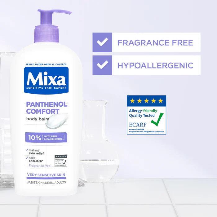 Mixa Panthenol Comfort Body Lotion & Anti-Scratching Cream For Dry Skin, Atopy Prone SkinEczema