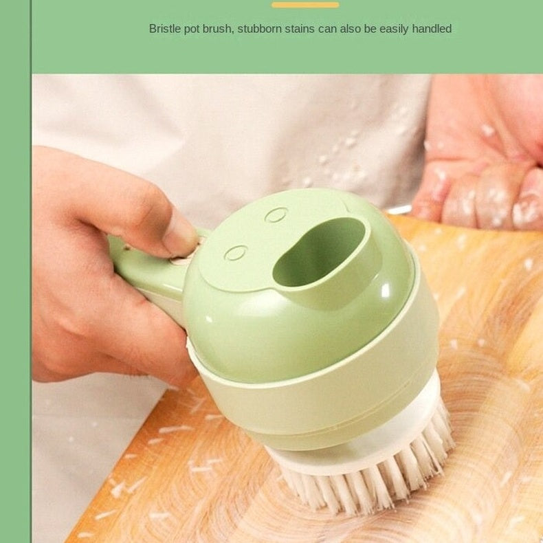 4 in 1 Rechargeable Electric Kitchen Chopper Garlic Masher Meat Grinder Mini Food Garlic Vegetable Crusher Slicer Rechargeable Food Processor