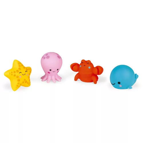 Janod - 4 Sea Animals - Squirters