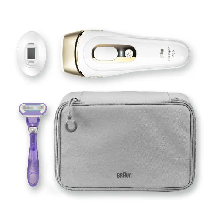 Braun Silk-expert Pro 5 PL5117 IPL with 3 extras: precision head, Venus razor and premium pouch