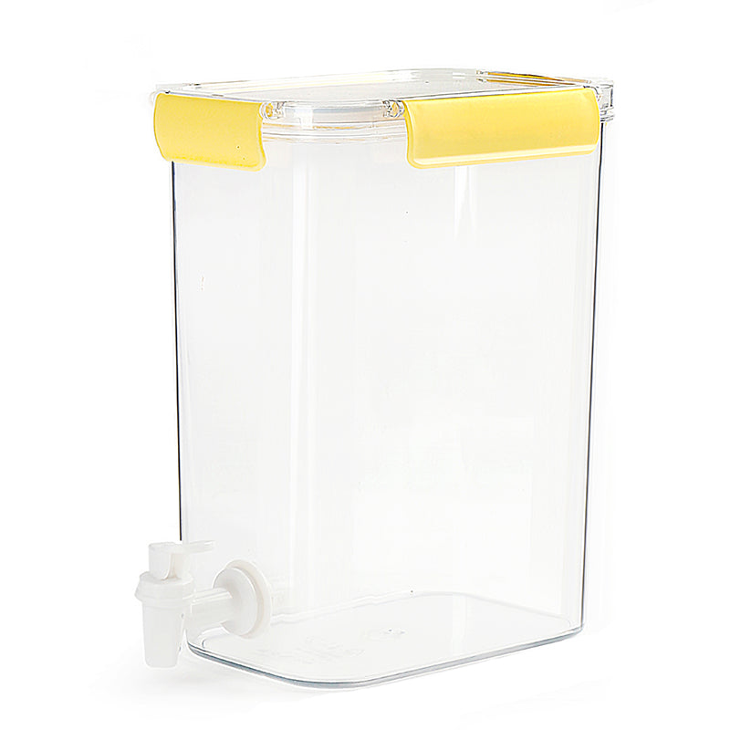 4.5 L Clear Acrylic Beverage Dispenser with Lid and Spigot Storage Bucket for Parties Birthdays Buffets Social Gatherings - Medaid International