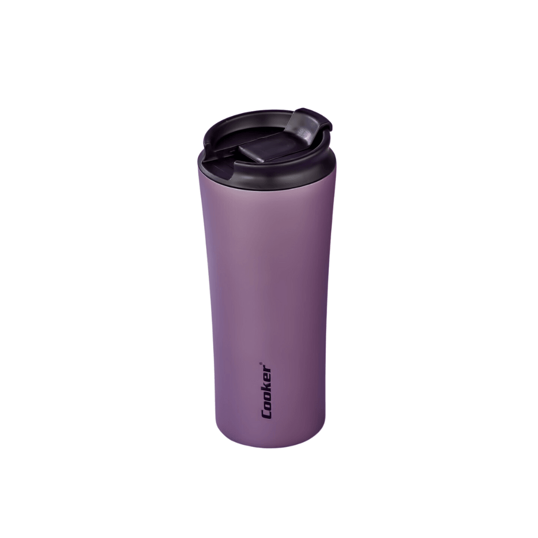 400 ML PAINTED STEEL Tumbler Thermos Purple