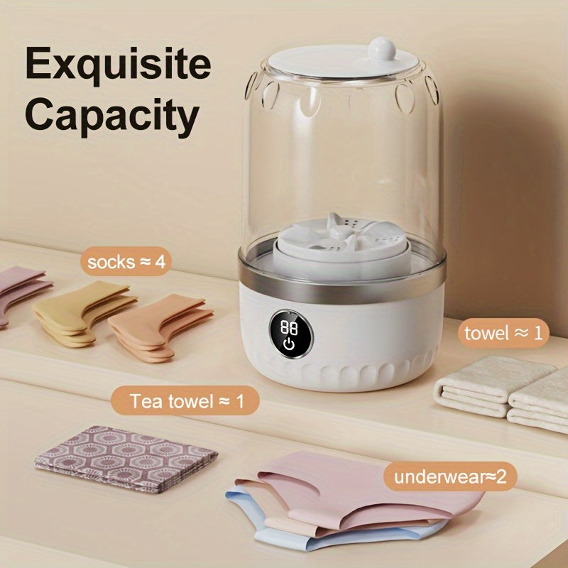 Underwear Rechargeable Washer with Laundry Cup  غسالة الملابس الداخلية