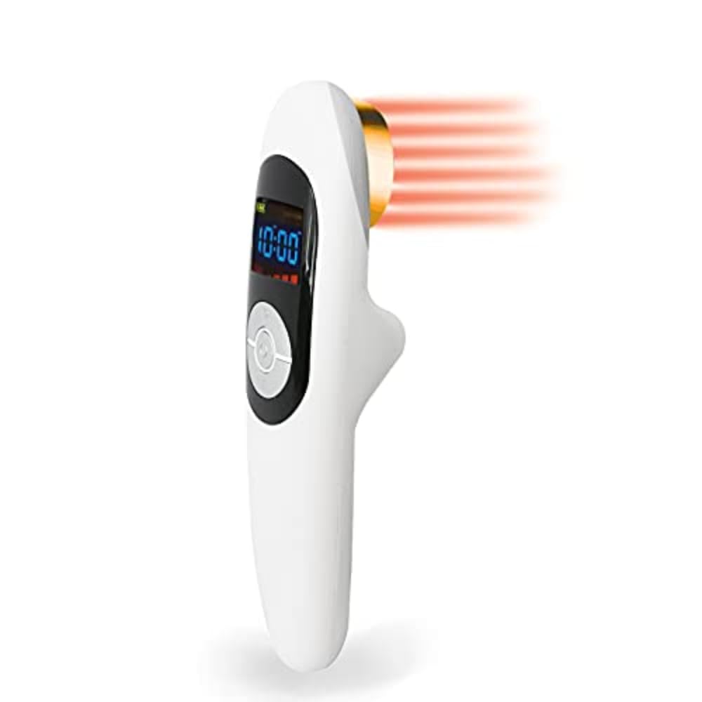 MAGNETOE Pain Relief Cold Laser Therapy Device Red Light Portable Handheld Unit 650nm+808nm, Works Worldwide, 110v - 220v, for Joints, Muscles, Shoulders, Elbows, Knees, Back Treatment - Medaid International