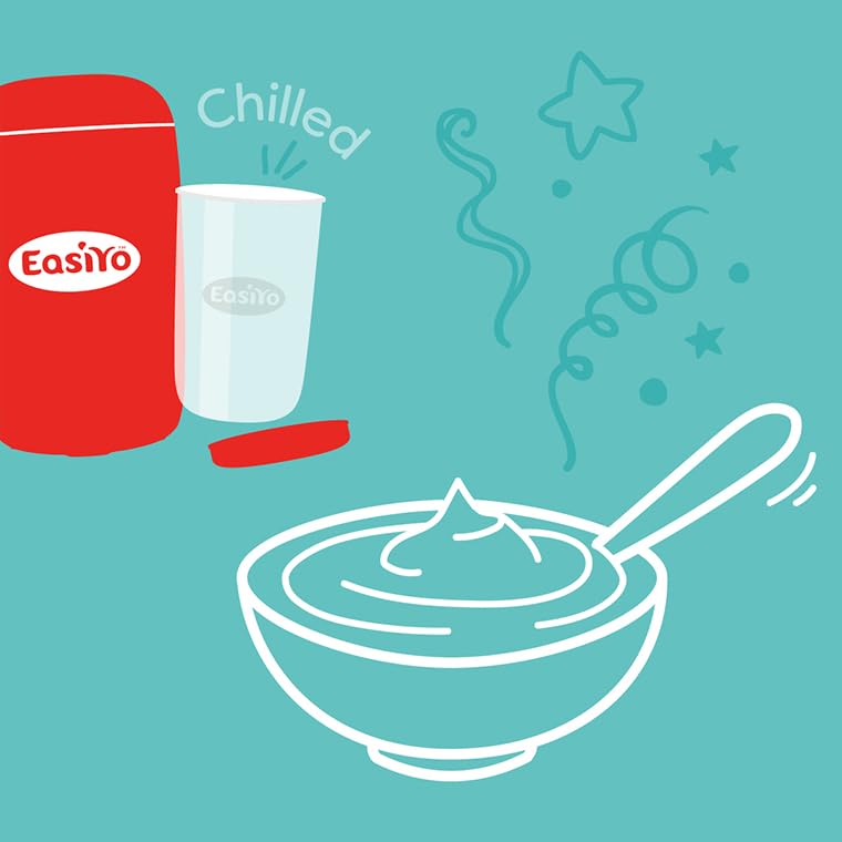 EasiYo Red Yogurt Maker 1KG with Jar & Instructions | Yoghurt Maker - Medaid International
