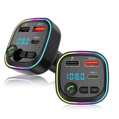 Generic - Bluetooth 5.0 FM Transmitter & Receiver with Dual USB Charger