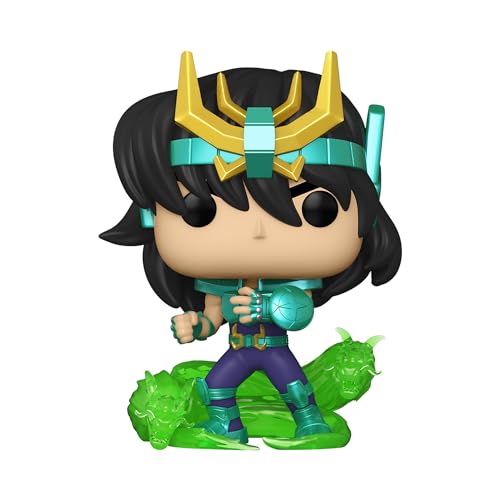 Funko - Pop! Animation Dragon Shiryu Figure, 3.75" Collectible, Saint Seiya