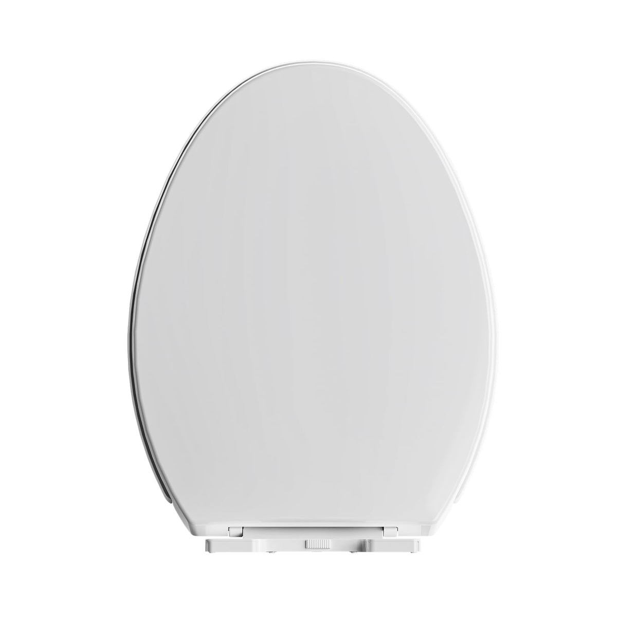 JOMOO Toilet Seat, Slow Close Removable PP Toilet Seat Cover, Quick-Release Hinges with Grip-Tight Bumpers, Easy Clean, Ergonomic Comfort Toilet Seat Lid (V Shape)
