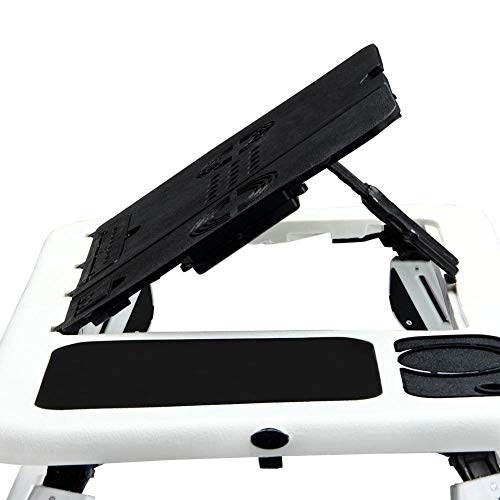 Tempo Di Saldi - Folding Tablet Table with Fans, Notebook Rest, Compact Design