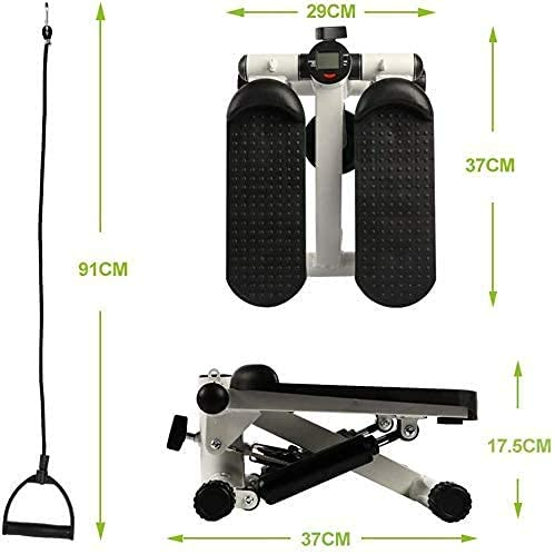 Mini Stair Stepper with Resistance Bands ‚Äì Portable Full Body Home Workout Machine - Medaid International