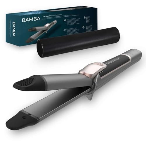 Cecotec - 2-in-1 Hair Straightener & Curling Iron, Titanium Coating, Touchscreen, Fast Heating