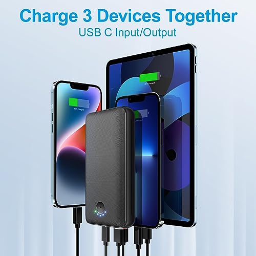Jiga - 27000mAh Power Bank with Fast Charging, USB C & A, LED Indicator