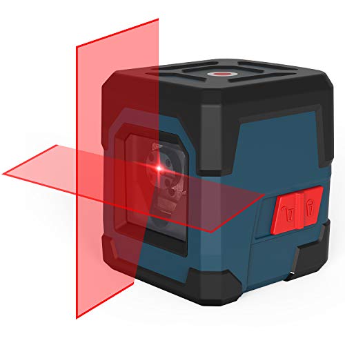 Rockseed - Laser Level Tool with Self-Leveling, 360° Rotation, Carrying Pouch
