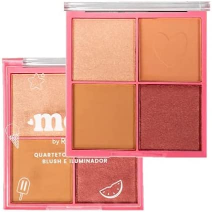 Melu quattro contour, blush and highlighter palette hb 7531-1