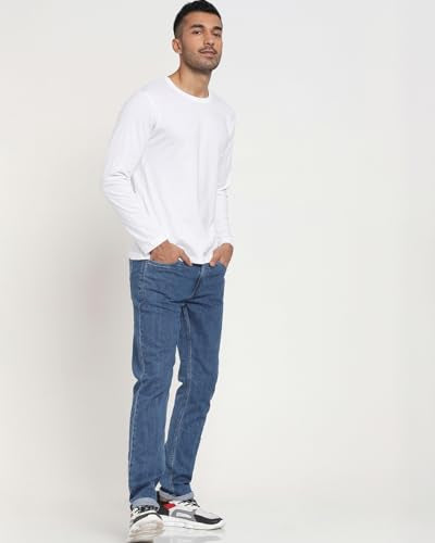 Bewakoof Men 1093_BK Casual, White 01, Large - Medaid International