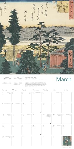 Japanese Woodblocks Wall Calendar 2026 (Art Calendar) - Medaid International