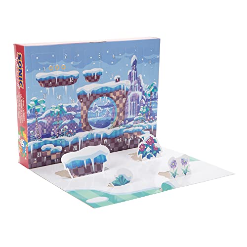 Sonic The Hedgehog Advent Calendar 2025 - 24 Surprises with Exclusive Collectible 2.5 Inch Holiday Action Figures! - Medaid International