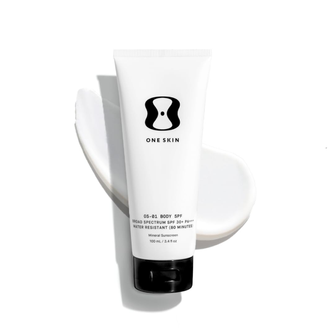 OneSkin BODY SPF OS-01 Peptide Broad Spectrum SPF 30+ Mineral Sunscreen- Protects Skin from UV Aging & Water Resistant, Includes Potent Antioxidants, Suitable for Sensitive Skin - Medaid International