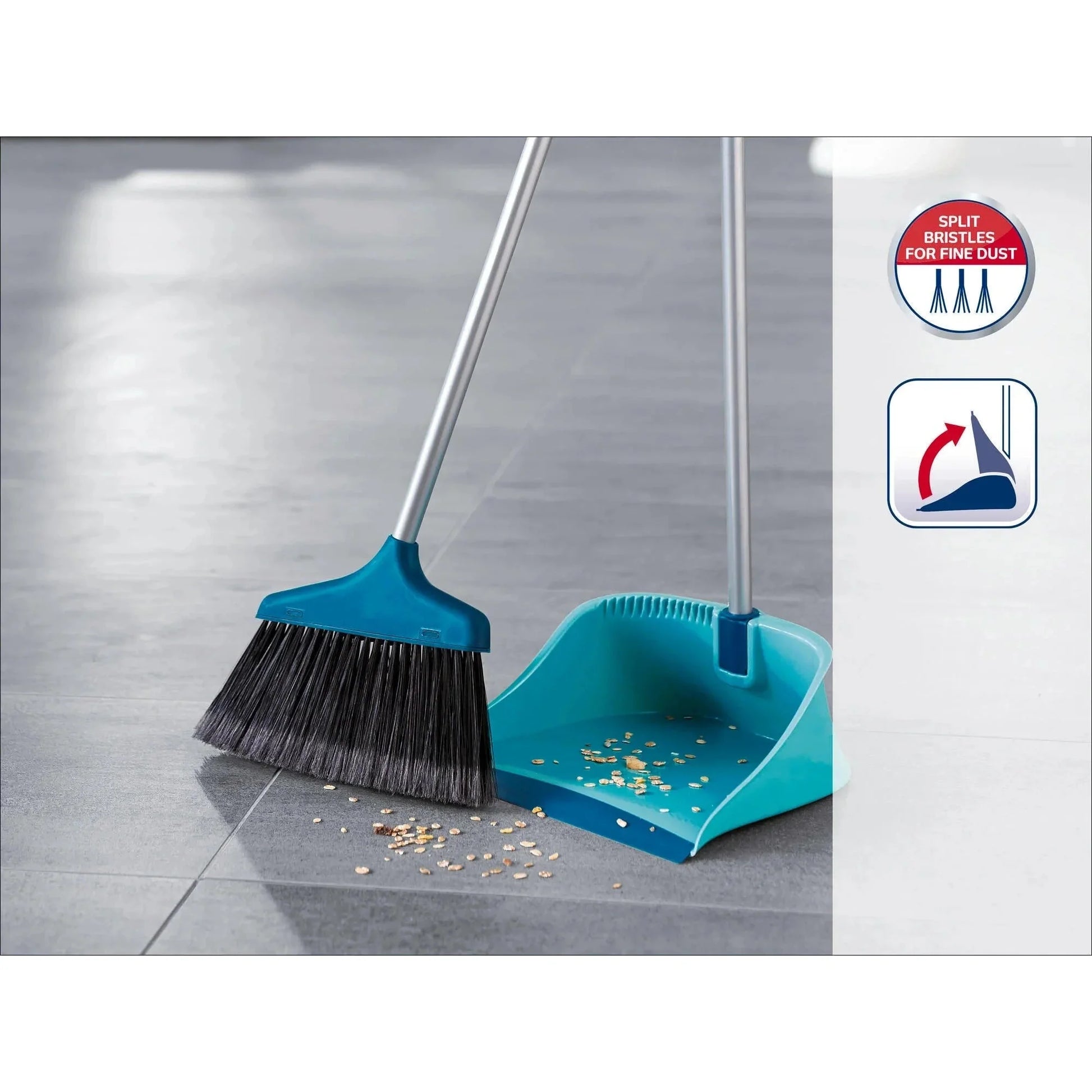 Sweeper Set With Handle & Open Dust Pan - Medaid International