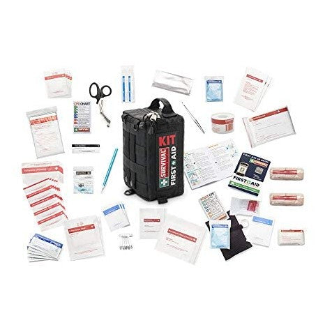 SURVIVAL Vehicle First Aid KIT - Premium First Aid Kit for Vehicles and Outdoor Emergencies - 94 Pieces